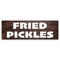 Signmission Fried Pickles Banner Concession Stand Food Truck Single Sided B-72-30067 - alternate 1